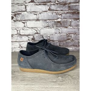 Clarks Wallabees Combi Blue Suede Leather Chukka Boots Men’s Sz 10.5M US/44EU